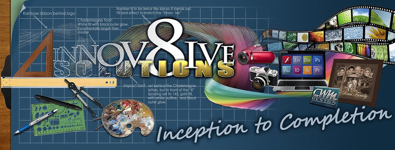 Completed Innov8ive Solutions design from inception to completion